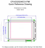 CFAG320240CXFMIT Mechanical Drawing CFAG320240CXFMIT Mechanical Drawing