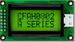 Sunlight readable 8x2 character LCD, dark text. Sitronix ST7066U (HD44780 compatible) controller. CFAH0802A-YYH-JT