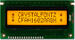 16 x 2 parallel character LCD,Dark characters on amber background,Sunlight readable CFAH1602A-AGH-JT