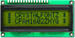 16 x 2 parallel character LCD,Dark characters on yellow-green background,Sunlight readable CFAH1602Z-NYG-ET