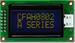 8x2 character LCD, yellow-green characters, LED backlight. Sitronix ST7066U (HD44780 compatible) controller. CFAH0802A-YMI-JT