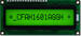Sunlight readable 16x1 character LCD, Dark text. Sitronix ST7066U (HD44780 compatible) controller. CFAH1601A-GGH-JT