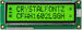 Sunlight readable 16x2 character LCD. HD44780 compatible controller. CFAH1602L-GGH-JT