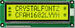 16x2 sunlight readable character LCD. Sitronix ST7066U controller. CFAH1602L-YYH-JT