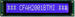 20x1 parallel character LCD, White characters on blue background, LED backlight CFAH2001B-TMI-ET