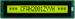 20 x 1 parallel character LCD,Dark characters on yellow-green background,Sunlight readable CFAH2001Z-YYH-JP