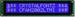 20 x 2 parallel character LCD,White characters on blue background,LED backlight CFAH2002L-TMI-ET