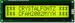 20x2 parallel character LCD, Dark characters on a yellow-green background, Sunlight readable. CFAH2002M-YYH-ET