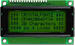 20x4 character LCD display, Dark characters on a yellow-green background, Sunlight readable CFAH2004D-YYH-ET