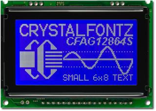 Blue 128x64 2.4 inch Graphic LCD (CFAG12864S-TMI-VT)