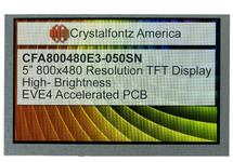 800x480 5" EVE TFT Display CFA800480E3-050SN 800x480 5" EVE TFT Display CFA800480E3-050SN