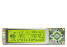 Yellow-Green 20x4 TTL Serial Character LCD CFA635-YYK-KL