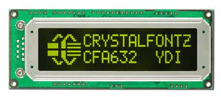 FFSTN Negative Serial 16x2 Character LCD (CFA632-YDI-KL)