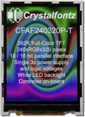 [EOL] 3v 240x320 Parallel Color TFT (CFAF240320P-T)