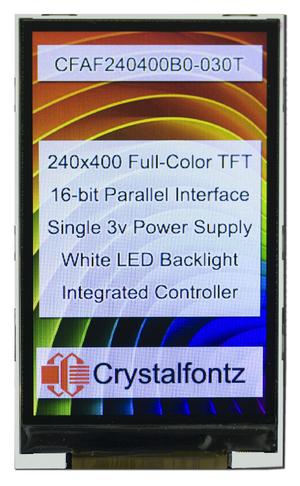 3" 16-Bit Parallel TFT LCD (CFAF240400B0-030T)