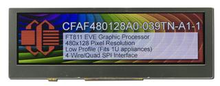 480x128 3.9" Bar-Type EVE Display (CFAF480128A0-039TN-A1-1)