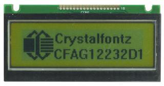 Backlit 122x32 Graphic LCD Display (CFAG12232D1-YYH-VJ)