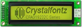 Yellow-Green 192x32 Serial Graphic LCD (CFAG19232C-YYH-TT)