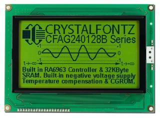 240x128 Sunlight Readable Graphic LCD (CFAG240128B-YYH-TZ)