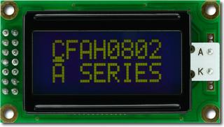 Yellow-green 8x2 Character LCD (CFAH0802A-YMI-JT)