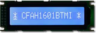 Blue 16x1 Character LCD (CFAH1601B-TMI-ET)