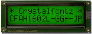 16x2 Green Character LCD (EOL) (CFAH1602L-GGH-JP)