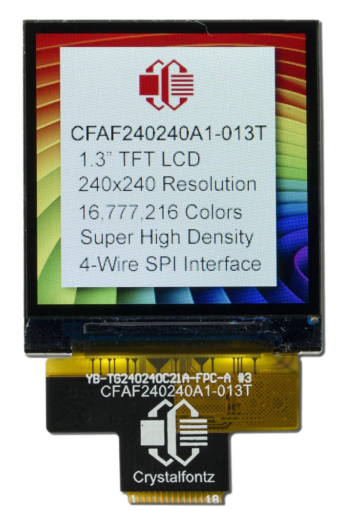 240x240 Color TFT LCD Display Part Number: CFAF240240A1-013T