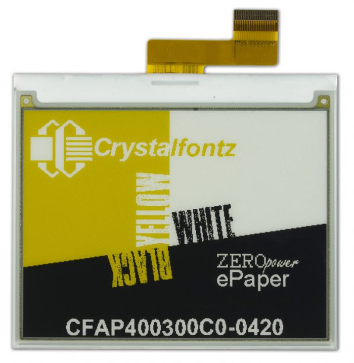 Crystalfontz 4.2" 3-color epaper