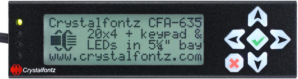 CFA635-Enclosed LCD Module