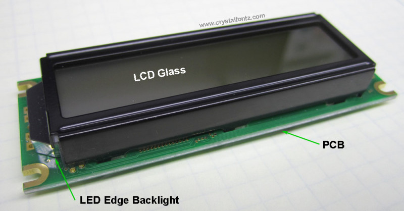 COB Construction LCD Module - www.crystalfontz.com