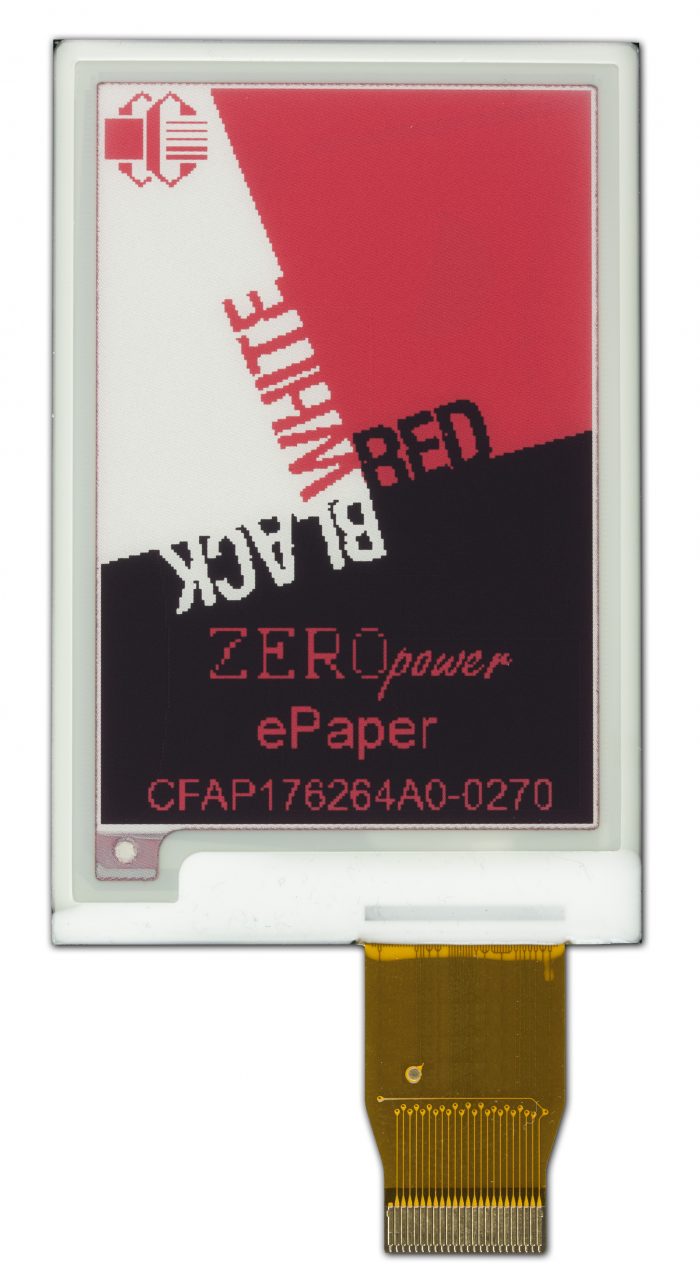 Crystalfontz 3-color epaper display