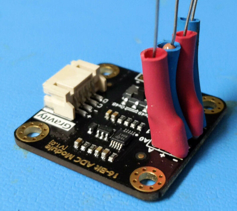 heat shrink applied over resistors