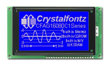 Crystalfontz 160x80 Parallel Graphic LCD