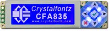 CFA835 - 244x68 Graphic LCD - Crystalfontz