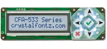 Blue 16x2 Character I2C LCD Module CFA533-TFH-KC
