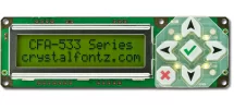 16x2 Character LCD Module CFA533-YYH-KU