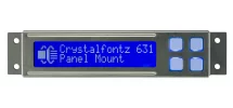 Panel Mount 20x2 Character USB LCD CFA631P-TMF-KU