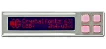 Red 20x2 Character USB Display CFA631-RMF-KU