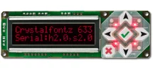 Red 16x2 RS232 Character LCD CFA633-RDI-KS