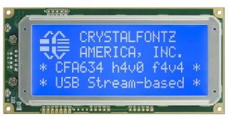 20x4 Character USB Display Module (CFA634-TMI-KU)