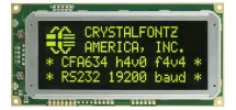 20x4 Character Serial RS-232 LCD CFA634-YDI-KS