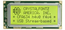 20x4 Character Display LCD CFA634-YFH-KU