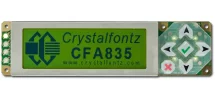 Yellow-Green 244x68 Graphic Display Module CFA835-YYK