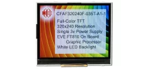 320x240 TFT with EVE Accelerator CFAF320240F-035T-A1-1