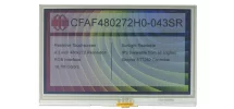480x272 Resistive Touchscreen TFT Display CFAF480272H0-043SR