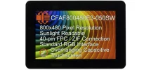 800x480 5" IPS Wide Capacitive Touchscreen TFT Display CFAF800480E3-050SW