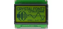 128x64 Black on Green Graphic LCD CFAG12864I-YYH-TN