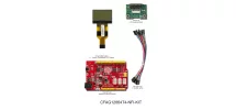 1.1" Transparent LCD Kit with Microcontroller CFAG12864T4-NFI-KIT
