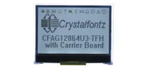 128x64 Monochrome Transflective Backlit LCD Module CFAG12864U3-TFH-E1-1