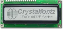 Dark on Gray 144x32 Graphic LCD CFAG14432B-TFH-TT